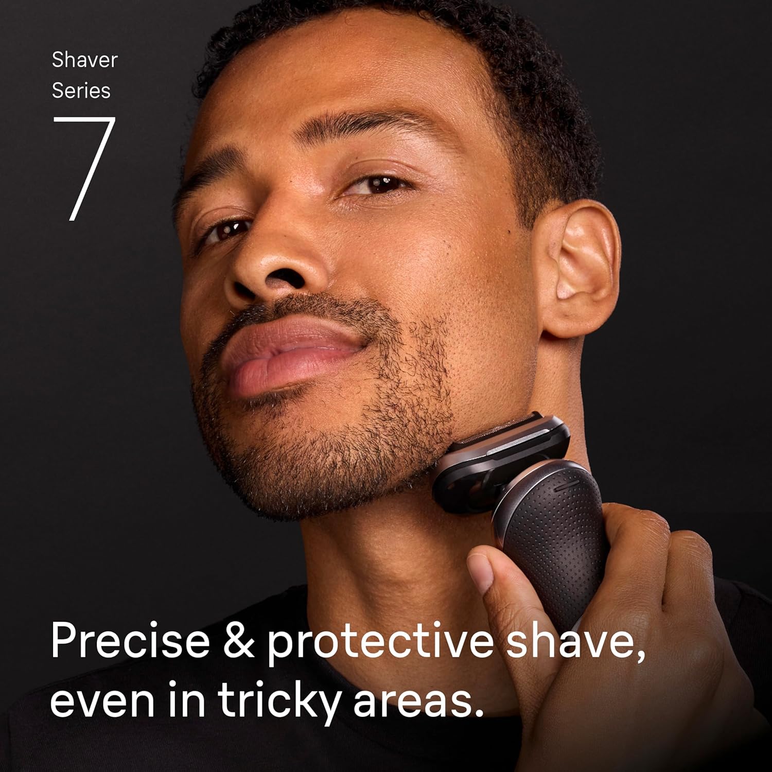 Braun Electric Shaver for Men, Series 7 7171cc, Wet & Dry Shave, Turbo & Gentle Shaving Modes, Waterproof Foil Shaver with Precision Trimmer, Space Grey, Holiday Gifts for Men5 Braun Electric Shaver for Men, Series 7 7171cc, Wet & Dry Shave, Turbo & Gentle Shaving Modes, Waterproof Foil Shaver with Precision Trimmer, Space Grey, Holiday Gifts for Men