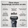 Braun Series 6 6046cs Electric Razor for Men, Wet & Dry, Electric Razor, Rechargeable, Cordless Foil Shaver with Charging Stand, Travel Case and Precision Trimmer, Black