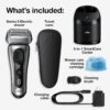 Braun Series 8 8567cc Electric Razor for Men, 4+1 Shaving Elements & Precision Long Hair Trimmer, 5in1 SmartCare Center, Close & Gentle Even on Dense Beards, Wet & Dry Electric Razor, 60min Runtime