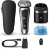 Braun Series 9 PRO+ Electric Razor for Men, 5 Pro Shave Elements & Precision Long Hair Trimmer, 6in1 SmartCare Center, Wet & Dry Electric Shaver for Smooth Skin with 60min Battery Runtime, 9567cc