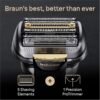 Braun Series 9 PRO+ Electric Razor for Men, 5 Pro Shave Elements & Precision Long Hair Trimmer, 6in1 SmartCare Center, Wet & Dry Electric Shaver for Smooth Skin with 60min Battery Runtime, 9567cc