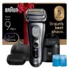 Braun Series 9 PRO+ Electric Shaver, Wet & Dry Razor, Pro SensoAdapt, 6in1 SmartCare Center, 9697CC, Silver