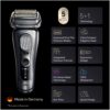 Braun Series 9 PRO+ Electric Shaver, Wet & Dry Razor, Pro SensoAdapt, 6in1 SmartCare Center, 9697CC, Silver