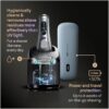 Braun Series 9 PRO+ Electric Shaver, Wet & Dry Razor, Pro SensoAdapt, 6in1 SmartCare Center, 9697CC, Silver