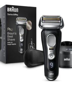 Braun Series 9 Pro 9460cc Electric Razor, Waterproof Foil Shaver, Wet/Dry Use, ProLift Beard Trimmer, 5-in-1 Cleaning & Charging SmartCare Center