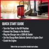 CRAFTSMAN Wheeled Manual 6A Car Battery Charger and 175A Engine Starter, 2-in-1 Solution, Timer-Controlled, 25A Boost, for 12V Power Sport, Automotive, and Marine Batteries, CMXCESM274