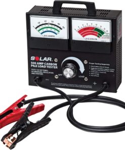 Clore Automotive Solar 1874 500 Amp Carbon Pile Battery Load Tester, Black