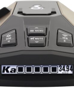 Cobra RAD 450 Laser Radar Detector: Long Range, False Alert Filter, Voice Alert & OLED Display, Black, RAD450