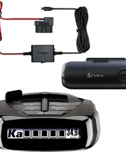 Cobra RAD 480i Radar Detector & SC 201 Smart Dash Cam + 2.5A OBD Port to Micro USB DIY Easy Hardwire Kit: Long Range Rapid Radar Detection, Full HD 1080P Video + 16GB SD Card, Built-in WiFi & GPS