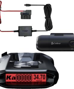 Cobra RAD 700i Radar Detector & SC 201 Smart Dash Cam + 2.5A OBD Port to Micro USB DIY Easy Hardwire Kit: Long Range Rapid Radar Detection, Full HD 1080P Video + 16GB SD Card, Built-in WiFi & GPS