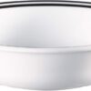Corelle Vitrelle 18-Piece Service for 6 Dinnerware Set Triple Layer Glass and Chip Resistant, Lightweight Round Plates and Bowls Set, City Block