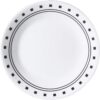 Corelle Vitrelle 18-Piece Service for 6 Dinnerware Set Triple Layer Glass and Chip Resistant, Lightweight Round Plates and Bowls Set, City Block