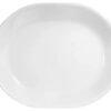 Corelle Vitrelle 38-Piece Service for 12 Dinnerware Set, Triple Layer Glass and Chip Resistant, Lightweight Round Plates and Bowls Set, Winter Frost White