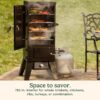 Cuisinart 36” Vertical Propane Smoker, 4 Removable Racks, Spacious BBQ Smoker with Wood and Water Trays, 15,000 BTU Heat for Smoked Meat, Brisket, Jerky, Fish, Perfect for Tailgates, Backyard, Camping
