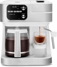 Cuisinart Coffee Center Barista Bar 4-in-1 Coffee Maker, Single-Serve Pods Compatible, Coffeemaker, Three Brewing Sizes, SS-4N1WNAS, White