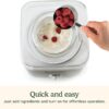 Cuisinart Ice Cream Maker Machine, 2-Quart Ice Cream, Sorbet and Frozen Yogurt Machine, Fully Automatic Double-Insulated Freezer Bowl Makes Frozen Desserts in Under 30 Minutes, ICE30BCP1, Silver