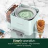 Cuisinart Soft Serve Ice Cream Machine- Mix It In Ice Cream Maker for Frozen Yogurt, Sorbet, Gelato, Drinks 1.5 Quart, Mint Green, ICE-48