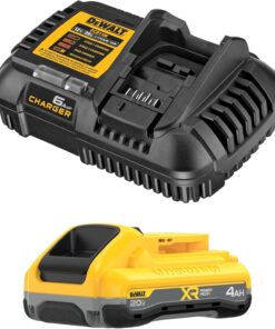 DEWALT 20V MAX Battery and Dewalt Battery Charger Combo XR POWERPACK™ 4Ah , LED Charge Indicator(DCB2104C)