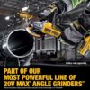 DEWALT 20V MAX XR Brushless Cordless 4-1/2 in. - 5 in. Variable Speed Slide Switch Grinder (Tool Only) (DCG411VSB) DEWALT 20V MAX XR Brushless Cordless 4-1/2 in. - 5 in. Variable Speed Slide Switch Grinder (Tool Only) (DCG411VSB)