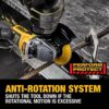 DEWALT 20V MAX XR Brushless Cordless 4-1/2 in. - 5 in. Variable Speed Slide Switch Grinder (Tool Only) (DCG411VSB) DEWALT 20V MAX XR Brushless Cordless 4-1/2 in. - 5 in. Variable Speed Slide Switch Grinder (Tool Only) (DCG411VSB)
