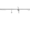 DNKMOR Rotisserie Grill Kit Stainless Steel Tripod Rotisserie Stand, 52inch Pig Lamb Hooded Roaster Charcoal Spit with 30W Motor & Adjustable Height Lockable Casters for Outdoor Camping Party, Rated 150 LB