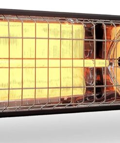 DR. INFRARED HEATER DR-239 3000W Indoor & Outdoor Infrared Patio Heater, Wall or Ceiling Mount, IP55 Weatherproof, Commercial or Residential, 220V-240V Electric Heater with Remote & Mounting Kit