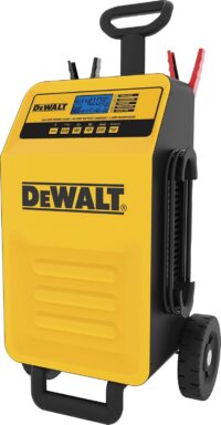 DeWalt DXAEC200 Professional Rolling 40 Amp Battery Charger, 3 Amp Maintainer with 200 Amp Engine Start