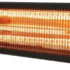 Dr Infrared Heater DR-238 Carbon Infrared Outdoor Heater for Restaurant, Patio, Backyard, Garage, and Decks, Standard, Black