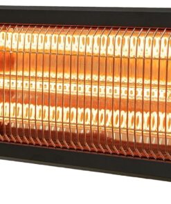 Dr Infrared Heater DR-238 Carbon Infrared Outdoor Heater for Restaurant, Patio, Backyard, Garage, and Decks, Standard, Black
