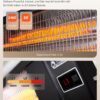 Dr Infrared Heater DR-238 Carbon Infrared Outdoor Heater for Restaurant, Patio, Backyard, Garage, and Decks, Standard, Black