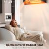 Dr Infrared Heater DR-238 Carbon Infrared Outdoor Heater for Restaurant, Patio, Backyard, Garage, and Decks, Standard, Black
