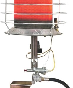 Dura Heat TT-360 Propane(LP) 360 Degree Tank Top Heater, Length: 8.9in, Width: 8.9in, Height: 20.24in,Silver