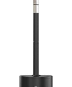 EAST OAK 50,000 BTU Patio Heater for Outdoor Use with Round Table Design, Double-Layer Stainless Steel Burner, Wheels, Triple Protection System, Outdoor Heater for Home and Residential, Black