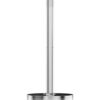 EAST OAK Anti-rust 50,000 BTU Patio Heater for Outdoor Use With Double-Layer Stainless Steel Burner, Round Table Design and Wheels, Outdoor Patio Heater for Home and Commercial, Stainless Steel