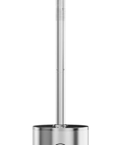 EAST OAK Anti-rust 50,000 BTU Patio Heater for Outdoor Use With Double-Layer Stainless Steel Burner, Round Table Design and Wheels, Outdoor Patio Heater for Home and Commercial, Stainless Steel