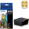 EPSON 822 DURABrite Ultra Ink Standard Capacity Black & Color Cartridge Combo Pack (T822120-BCS) Works with WorkForce Pro WF-3820,3823, 4820, 4830, 4833, 4834 EPSON 822 DURABrite Ultra Ink Standard Capacity Black & Color Cartridge Combo Pack (T822120-BCS) Works with WorkForce Pro WF-3820,3823, 4820, 4830, 4833, 4834