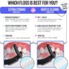 FLAUS Electric Flosser (Oprah's List, Shark Tank) 3 Speeds + 45 Refill Heads (Gentle Gliding Floss for Sensitive Gums) Water Flosser Alternative, Dentist Recommended Tooth Flossers Dental Floss Picks FLAUS Electric Flosser (Oprah's List, Shark Tank) 3 Speeds + 45 Refill Heads (Gentle Gliding Floss for Sensitive Gums) Water Flosser Alternative, Dentist Recommended Tooth Flossers Dental Floss Picks