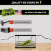 FORM 36 Volt Golf Cart Battery Charger for EZGO TXT Golf Carts with D Style Plug - 36V Lithium, LiFePO4, Lead Acid - Elite Version