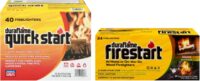 Fire Starter for Indoor and Outdoor Use - Quick Ignition Logs for BBQ, Fireplace, Fire Pit and Campfires (2 Pack)
