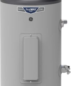 GE Appliances 10 Gallon Versatile Plug and Play Electric Water Heater with Adjustable Thermostat, Easily Installs Where You Want It, 120 Volt