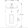 GE Appliances 10 Gallon Versatile Plug and Play Electric Water Heater with Adjustable Thermostat, Easily Installs Where You Want It, 120 Volt GE Appliances 10 Gallon Versatile Plug and Play Electric Water Heater with Adjustable Thermostat, Easily Installs Where You Want It, 120 Volt
