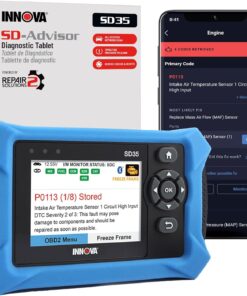 Innova SD35 OBD2 Scanner – ABS, SRS, TPMS & Check Engine Code Reader, Live Data, All System Diagnostics, Compatible with Most Vehicles