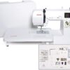 Janome JW8100 Fully-Featured Computerized Sewing Machine with 100 Stitches, 7 Buttonholes, Hard Cover, Extension Table and 22 Accessories
