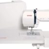 Janome JW8100 Fully-Featured Computerized Sewing Machine with 100 Stitches, 7 Buttonholes, Hard Cover, Extension Table and 22 Accessories
