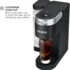 Keurig K-Supreme Single Serve K-Cup Pod Coffee Maker, MultiStream Technology, 4 Brew Sizes, 66oz Dual-Position Removable Reservoir, Black