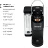 Keurig K-Supreme Single Serve K-Cup Pod Coffee Maker, MultiStream Technology, 4 Brew Sizes, 66oz Dual-Position Removable Reservoir, Black