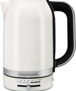 KitchenAid 1.7L Electric Kettle w/Temp Control KEK1701, Porcelain White