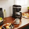 KitchenAid 12 Cup Drip Coffee Maker with Spiral Showerhead, ‎Onyx Black - KCM1208