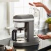 KitchenAid 12 Cup Drip Coffee Maker with Spiral Showerhead and Programmable Warming Plate, ‎Matte Grey - KCM1209