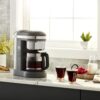 KitchenAid 12 Cup Drip Coffee Maker with Spiral Showerhead and Programmable Warming Plate, ‎Matte Grey - KCM1209